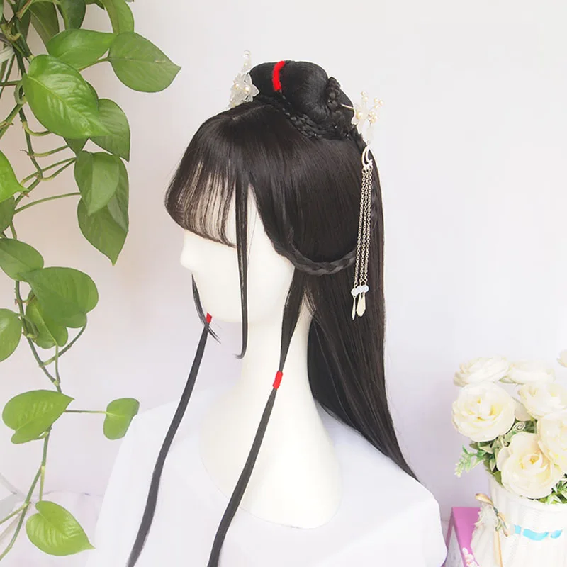Парик WEILAI для моделирования парик Hanfu в китайском старинном стиле винтажный