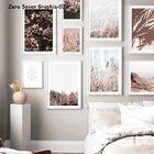 Холст плакат печать картина зимний пейзаж увядший цветок растения фото стены Художественная Мотивационная Цитата галерея украшение дома