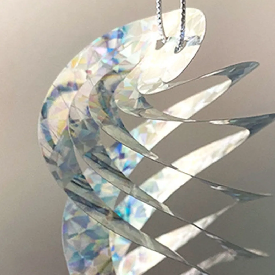 

Spiral Reflective Discs Wind Wind Spiral 100% Brand New 30.5cm Bird Chimes Defense