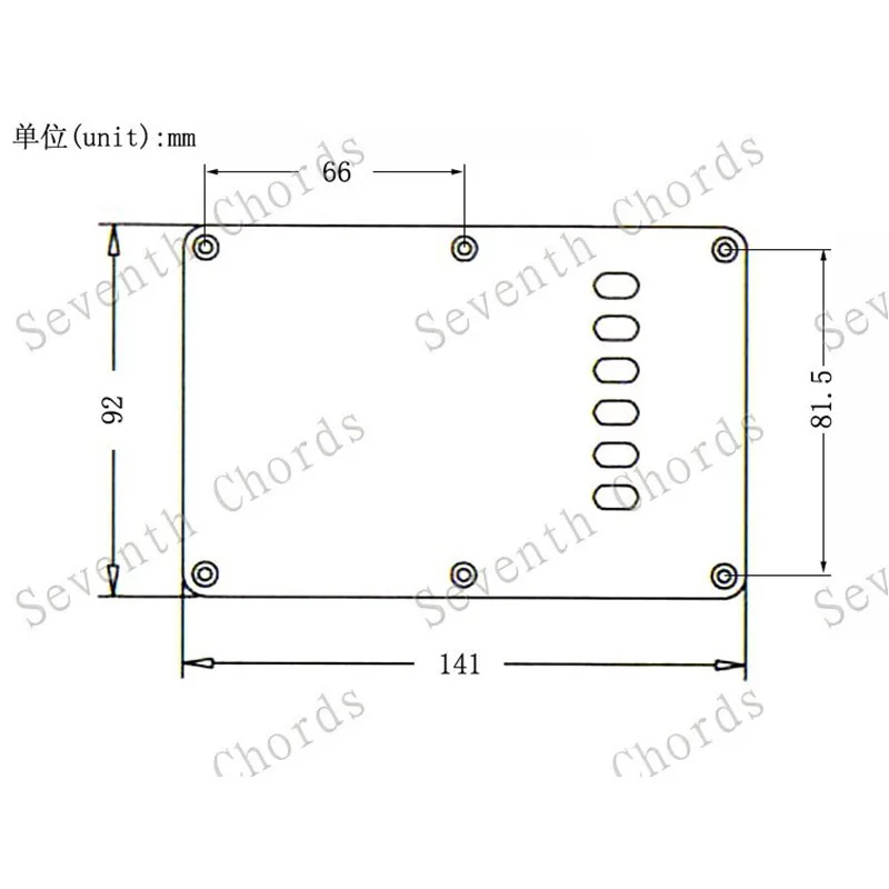 

2 Colors plastic Electric Guitar Backplate Tremolo Cover Guitar Parts Musical Instrument Accessories Guitar Accessories