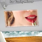 Автомобильный солнцезащитный козырек, зеркало для туалетного столика, универсальный автомобильный солнцезащитный козырек, зеркало для макияжа, долговечное зеркало из нержавеющей стали для заднего сиденья