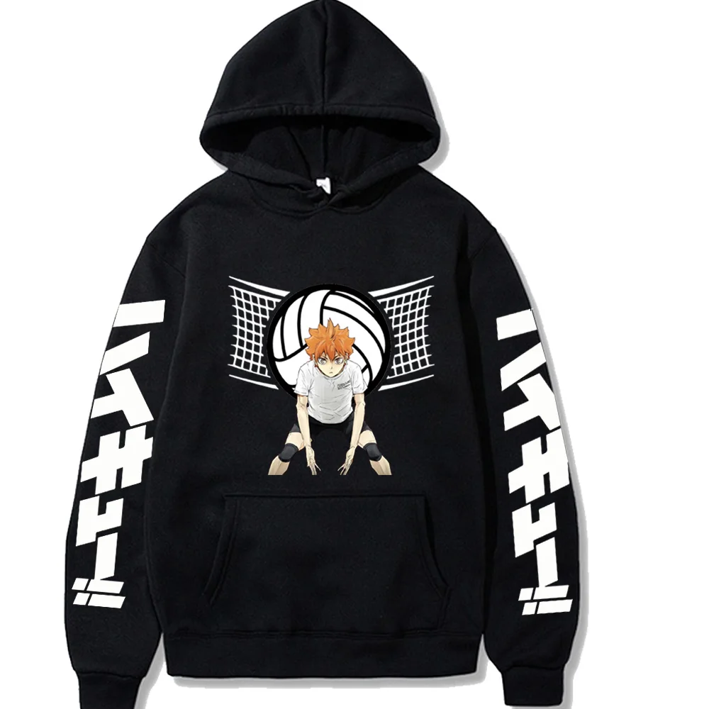 

Haikyuu Hoodie Harajuku Streetwear Fashion Long Sleeves Loose Anime Cloth
