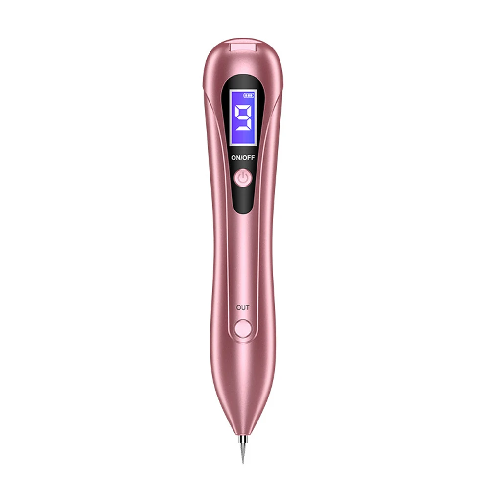 

LCD Display Skin Tag Age Spot Mole Removal Pen Tool Warts ABS Salon Adjustable Levels Plasma Tattoo Face Freckle Home
