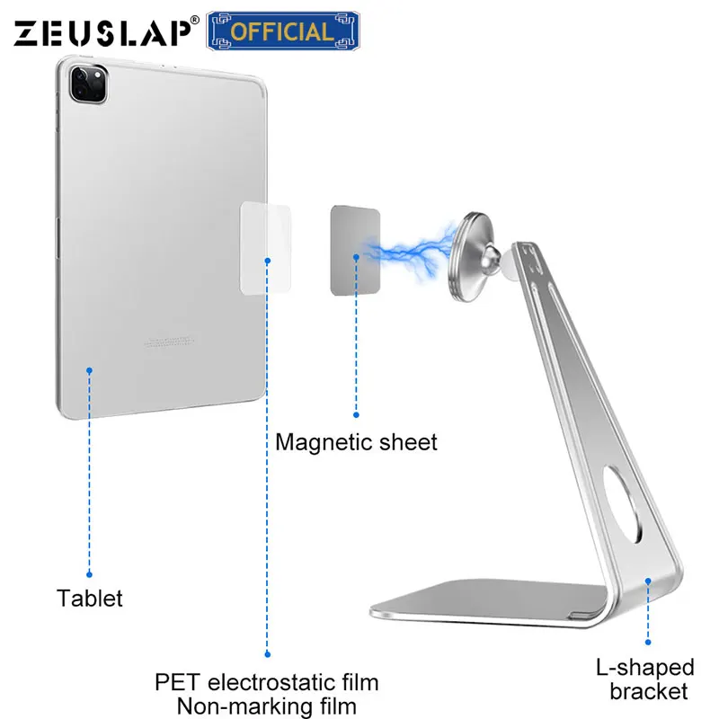 Универсальный Магнитный присоской кронштейн для Samsung Tablet iPad mini 6 Tablet xiaomi Huawei iPhone держатель