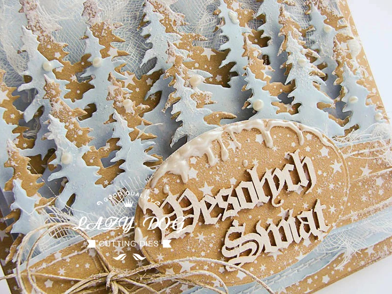 Металлические Вырубные штампы в виде рождественской елки искусственное