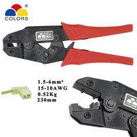 colors hs 08fl flag type female receptacles terminal crimping pliers hand tool non insulated sign male terminal crimping alicate