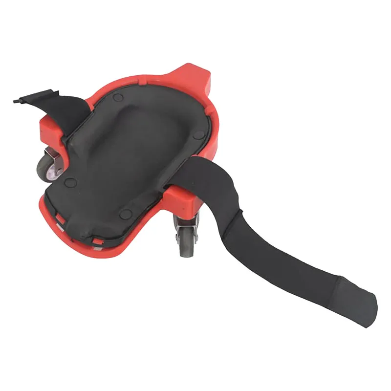 1 Pcs Knee Pad Rolling Wheels Mobile Flexible Laying Platform Gliding Work Construction Jobs Site Red | Спорт и развлечения