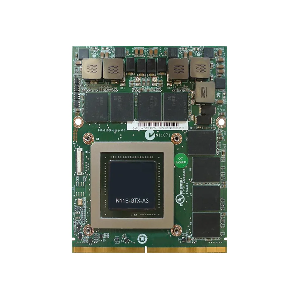 GTX480M GTX 480M GDDR5 2 гб N11E A3 видео Графика карты с X скоба для Clevo W86cu W860cu W860tu M860tu 100% Тесты
