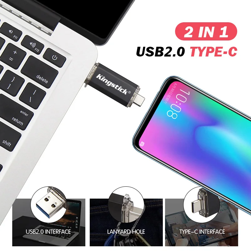 USB флеш накопитель OTG флешка Usb 2 0 на 128 ГБ Type C Micro 16 32 64 для устройств C|USB