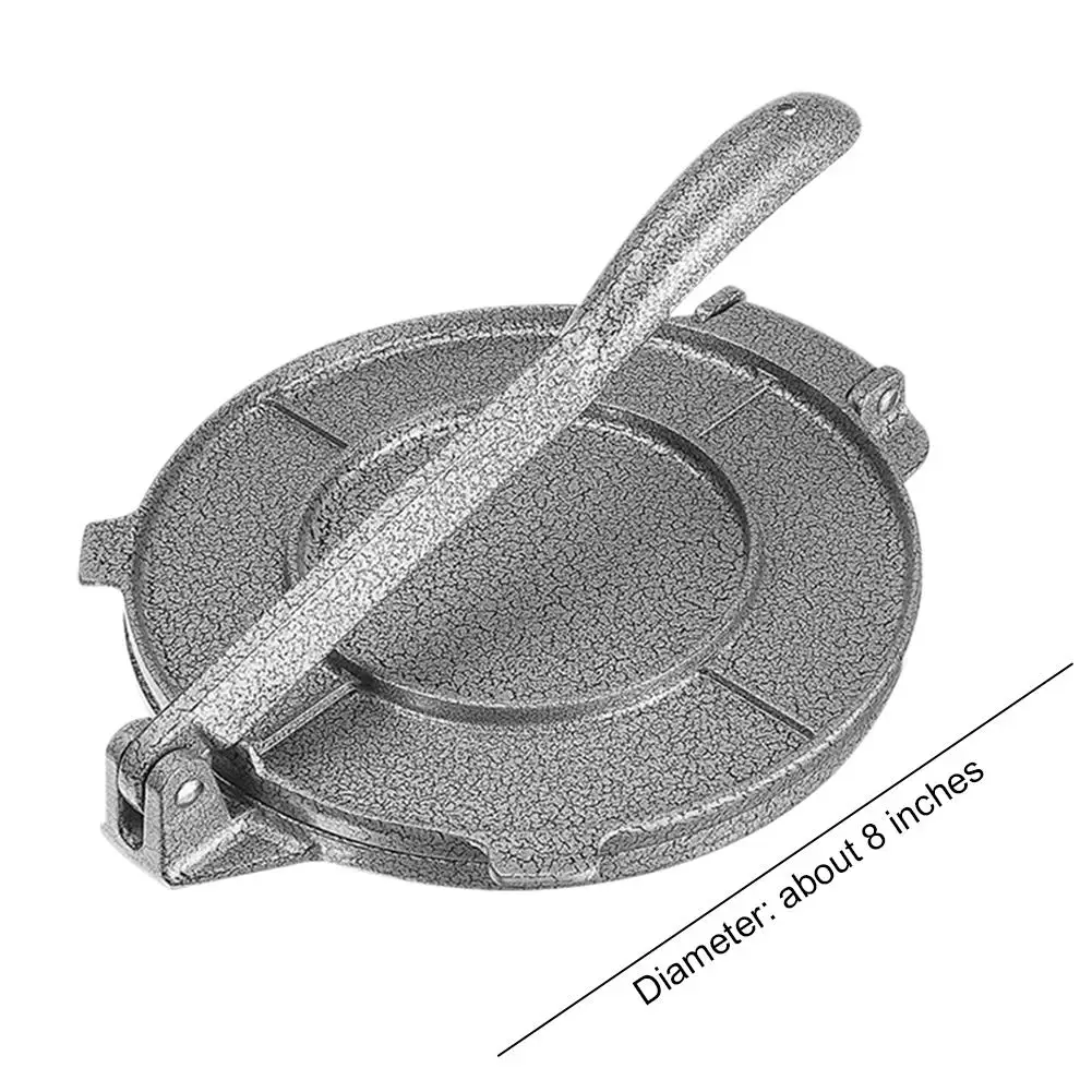 

8 Inch Foldable Tortilla Maker Press Aluminium Meat Press Gadgets Bakeware Tools Pita Press Tacos Maker Dough Press Machine