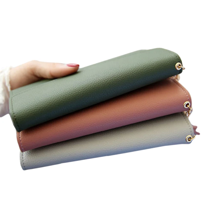 

1Pc Long Wallet Women Purses Tassel Fashion Coin Purse Card Holder Wallet Female High Quality Clutch Money Bag PU Leather Wallet