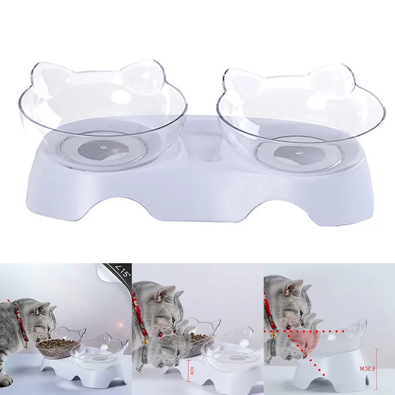 

Anti-Vomiting Orthopedic Pet Bowl Cat Dog Food Water Feeder Feeding Dishes ANDF889