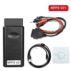 Сканер MPPS V21 Ecu для чип-тюнинга для Edc17 TRICORE + многозагрузный кабель MPPS V18.12.3.8 V16 V13 Flasher, автомобильный диагностический инструмент