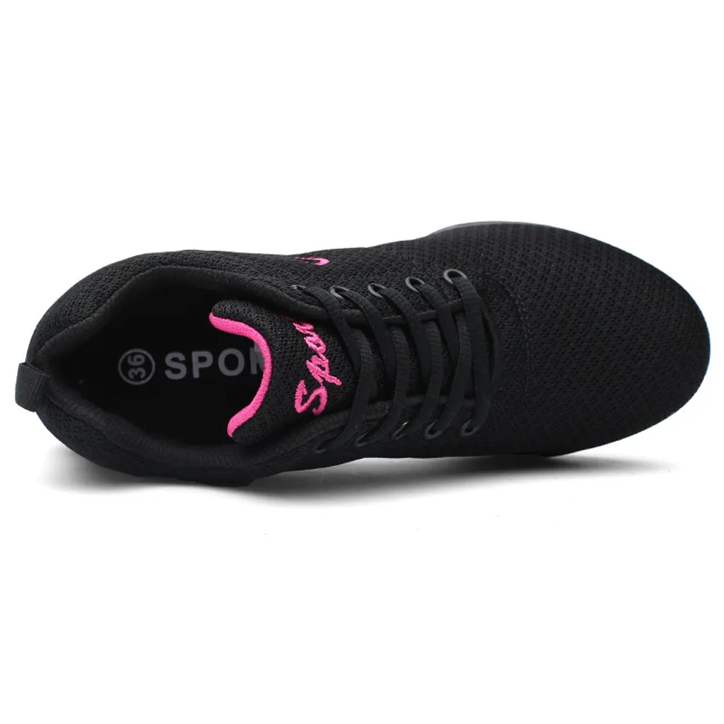 Сетчатые дышащие кроссовки женские мягкие коллекция 2019 года удобная обувь