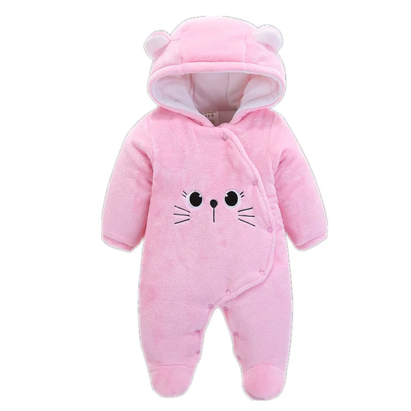 

New Baby Jumpsuit Thickened Fall/winter Baby Jumpsuits Autumn Clothes for Newborns Winter Cotton-padded Clothes Climbing Clothes