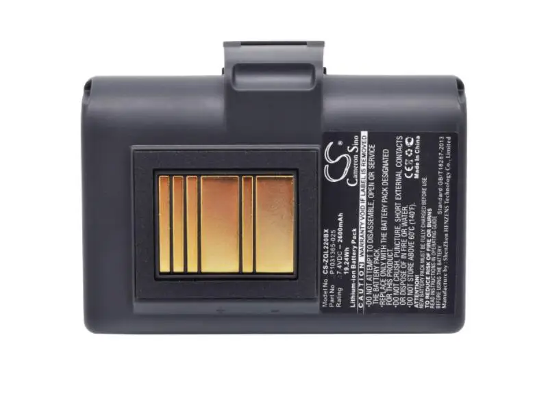 Cameron sino 2600 мА/ч батарея для Зебра QLN220 QLn220HC QLN320 QLn320HC ZQ500 ZQ510 ZQ520 ZQ610 ZQ610HC ZQ620 ZQ620HC ZR628 |