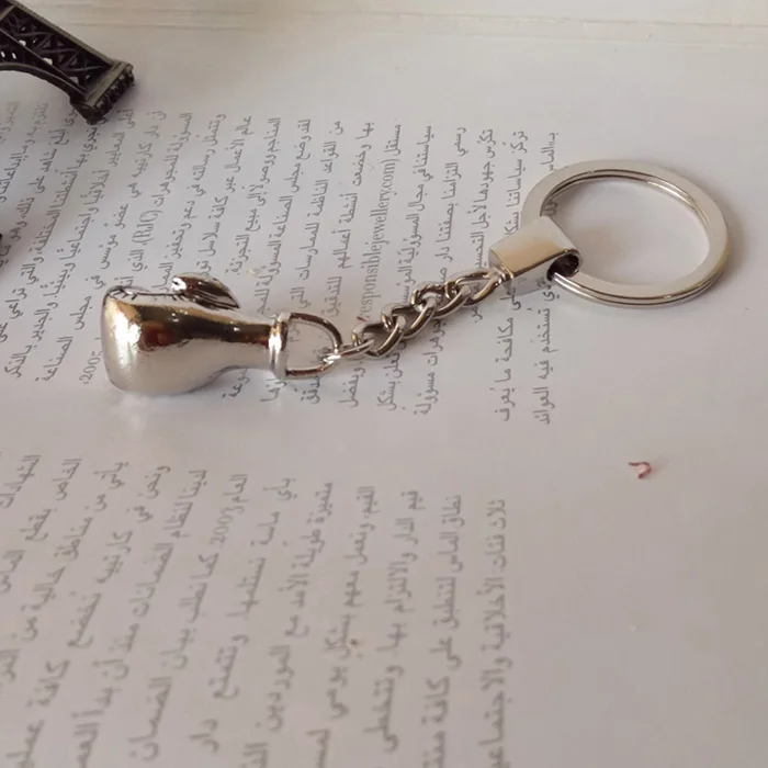 Дизайн, боксерская перчатка, брелок для ключей-горячий крутой металлический брелок для спортивного автомобиля, брелок для ключей, сумка, подвеска, держатель для ключей, лучший подарок, ювелирные изделия