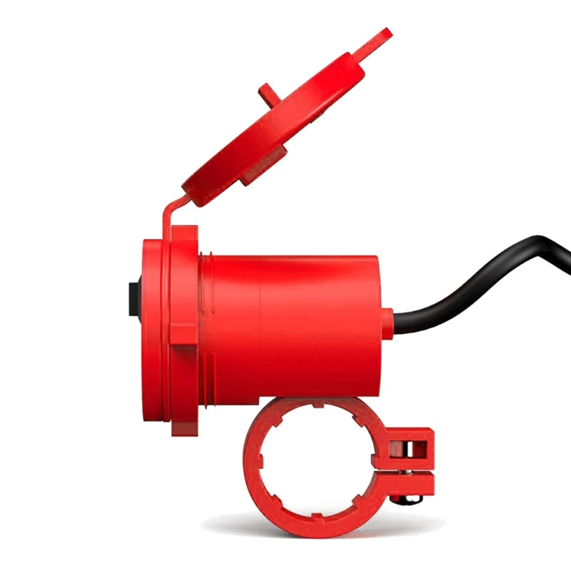 

Мотоциклетное зарядное устройство R3MD для телефона, зарядное устройство USB с переключателем ВКЛ./ВЫКЛ., черный/синий/красный, адаптер питания...