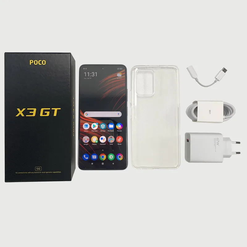 Смартфон POCO X3 GT 8 ГБ 128 ГБ/256 NFC MTK 1100 67 Вт 6 дюйма 120 Гц 5000 мАч тройная камера 64