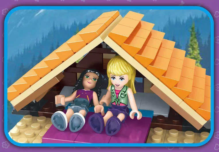 2020 друзья Приключения лагерь деревья дом Стефани фигурки Набор строительные