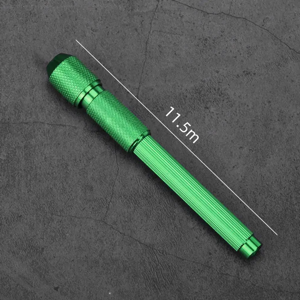 Зеленый нескользящий держатель для татуировки из алюминиевого сплава (без