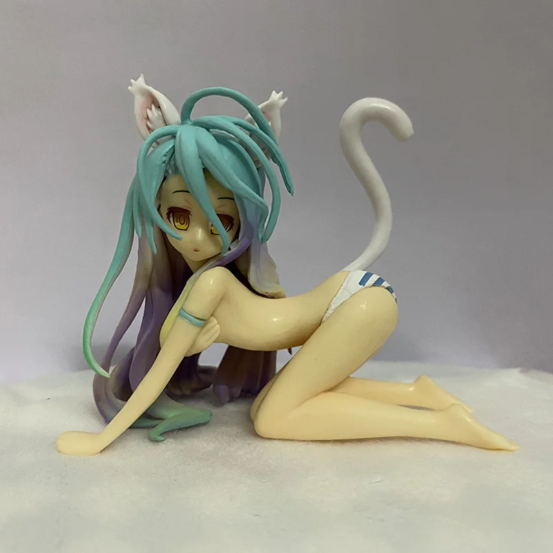 

Anime No Game No Life Shiro Cat Figure Toy Sexy Girl Doll Collectible Model Figurine Gift