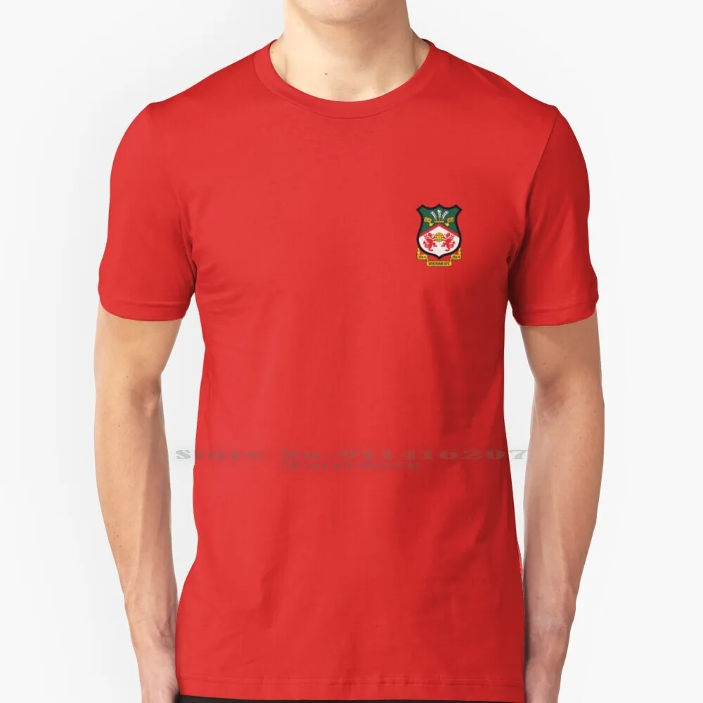

Wrexham Afc Logo T Shirt 100% Pure Cotton Wrexham Afc Football Team Logo Footy Swans Wales Welsh Town Vintage Retro Soccer