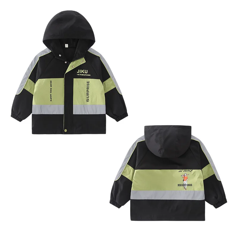 

New Spring Autumn Coat Outerwear Top Children Clothes Kids Costume Teenage Gift Plus Size Boy Clothing High Quality