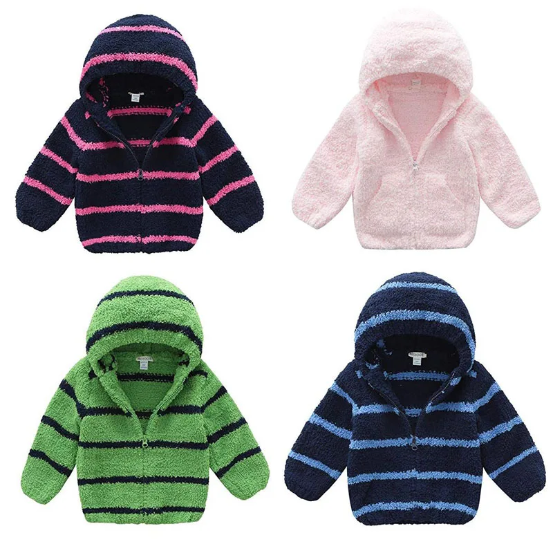 BOSBOOS одежда для малышей маленьких мальчиков и девочек милый флисовый плащ