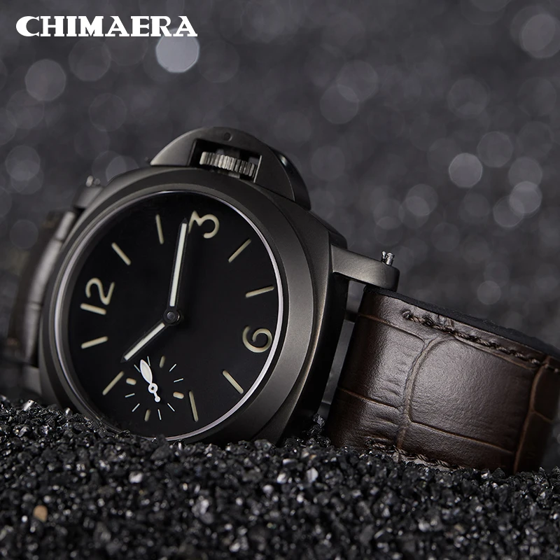 

CHIMAERA Watchbands Watch Straps Genuine Leather Silicone Strap Watch Band 22mm 24mm Watch Strap for Paner ai Watch