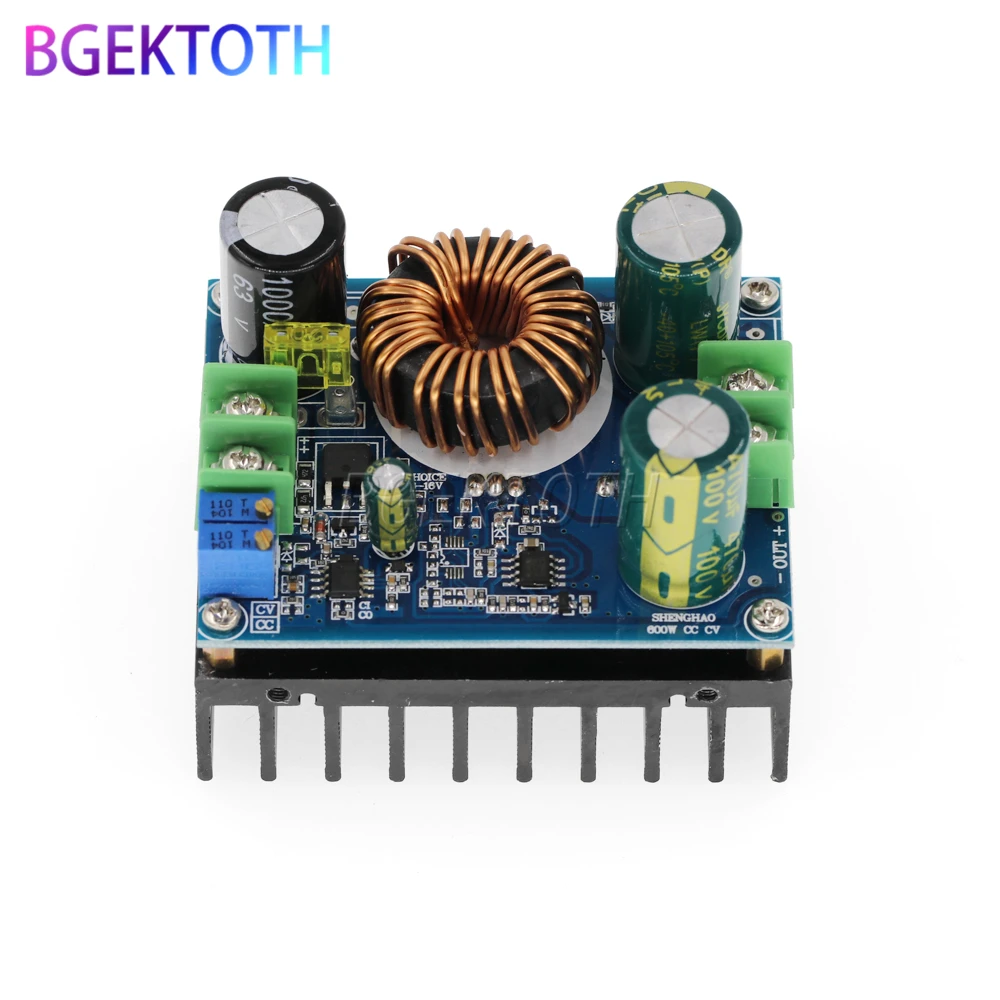 

600W 12A DC Boost Voltage Converter 12-60V to 12-80V Step-up Power Supply Transformer Module Regulator Controller Constant Volt