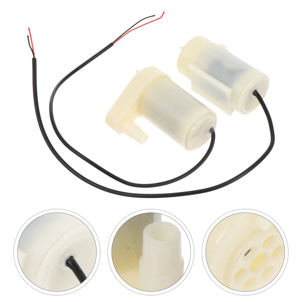 

2pcs Micro DC Water Pump Watering and Irrigation Pump Submersible Water Pump