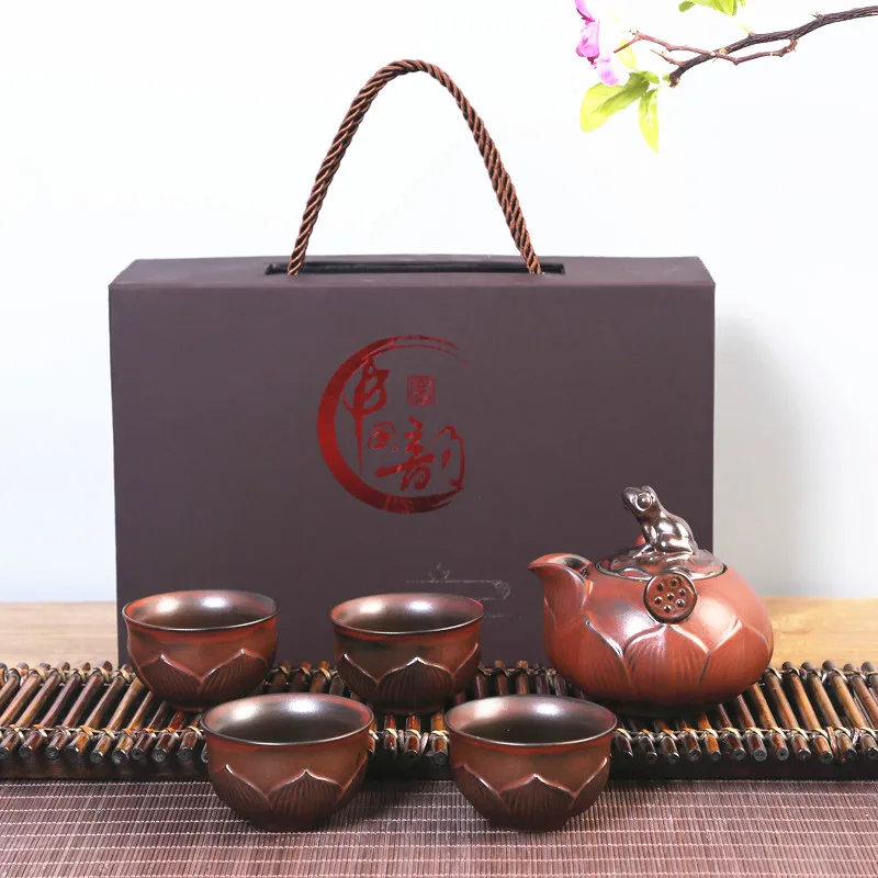 

WHYOU керамическая чайная посуда, чайный набор, китайское древнее искусство, семейный подарок на день рождения, бизнес