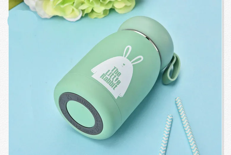 Детская бутылка для воды девочек 320 мл термокружка из нержавеющей стали 304