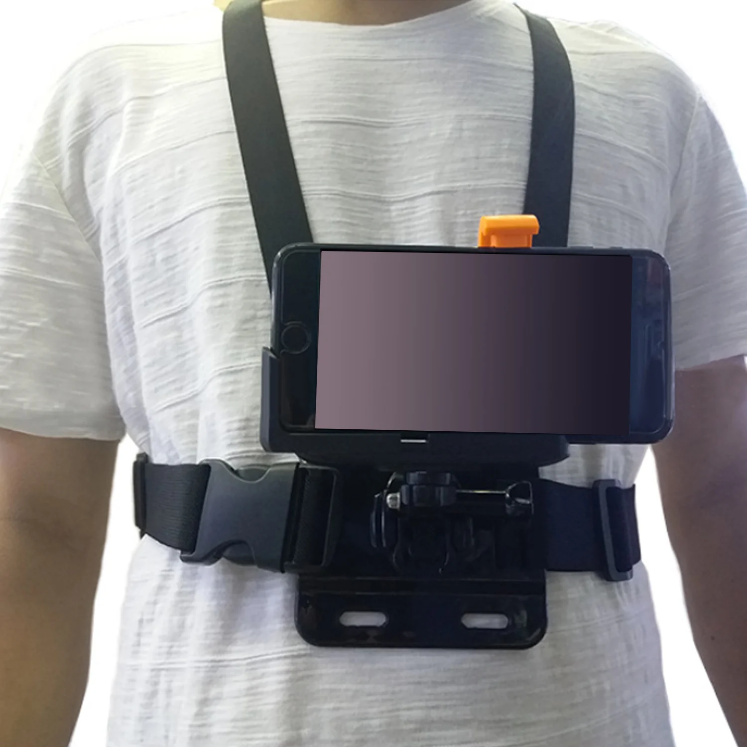 Регулируемый ремень Gosear с креплением на грудь универсальным держателем для