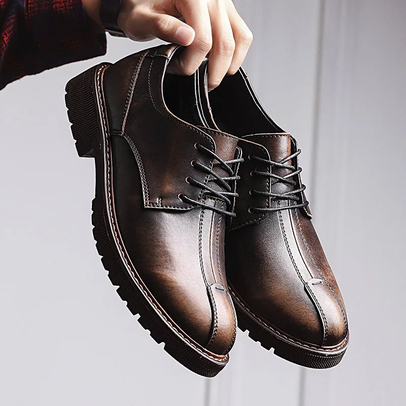 

Men Casual Flat Shoes Leather Casual Shoes Men Shoe Man For Black Sports Mens Hot Sale Sneakers Sport 2020 Fashion Breathable