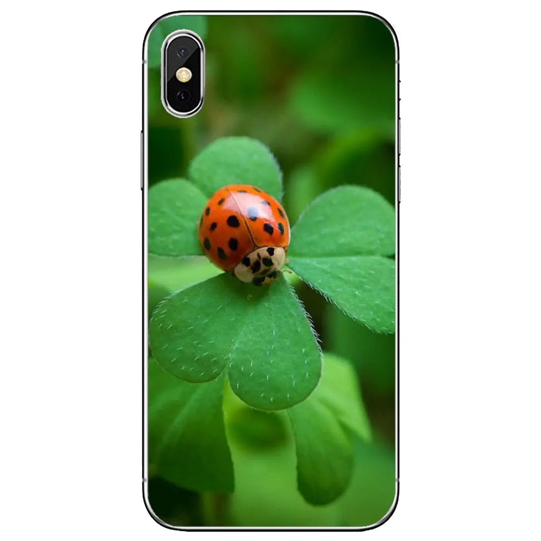 Чехол для Huawei P30 P40 P20 P7 P8 P9 P10 Lite Plus Pro 2015 2016 2017 Mini Lady-bug-Божья коровка-Рисунок-арт -