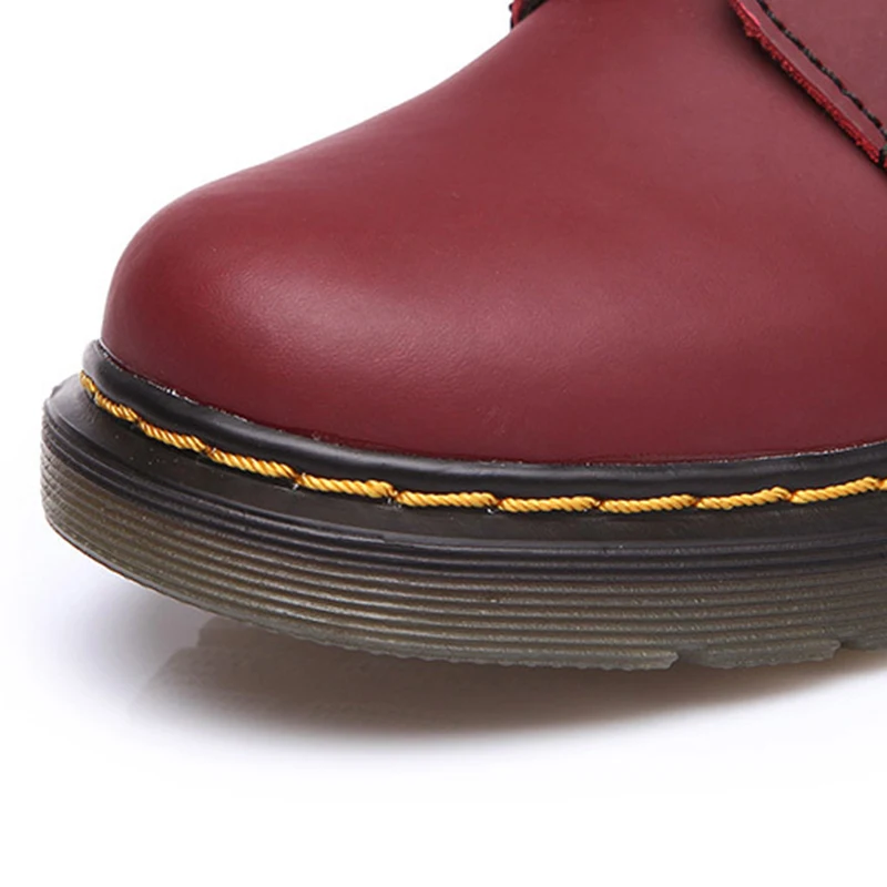 Осенне-зимние мужские ботинки с лесом безопасные зимние женские кожаные черные