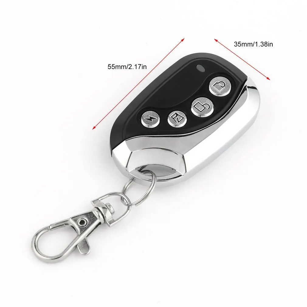 

433.92Mhz Garage Door Electric Cloning Remote Control Key Universal Safe Fob Car Gate Self Copy for Garage Doors Alarms