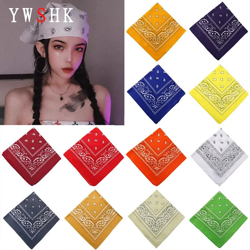 2021 Fashion Bohemian Print Headscarf Headband Ladies Girls Men Square Scarf Headscarves Headwear Hair Accessories |