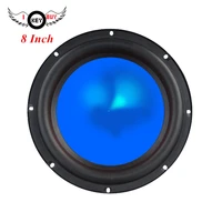 8 inch 4ohm 450w high power bass subwoofer car home audio modified bass speaker thick rubber edge u shaped blue funnel cone 1pc