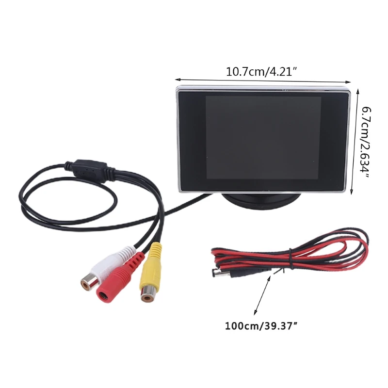 40GF 3.5&quot TFT LCD Color Monitor Screen DVD VCD For Car Rear View Backup Camera | Автомобили и мотоциклы