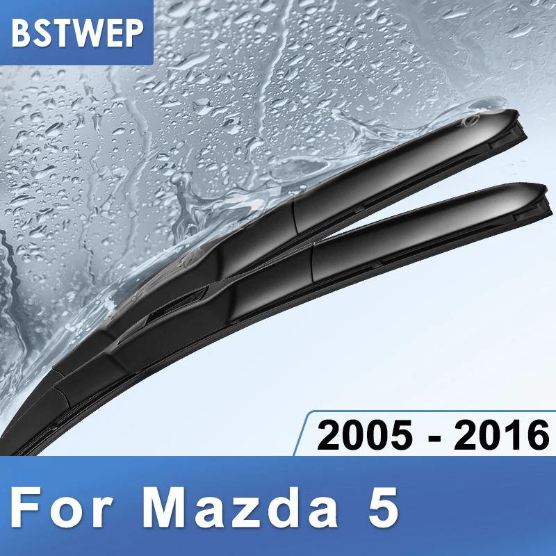 BSTWEP гибридные щетки стеклоочистителя для Mazda 5 MPV с крючками 2005 2006 2007 2008 2009 2010 2011 2012