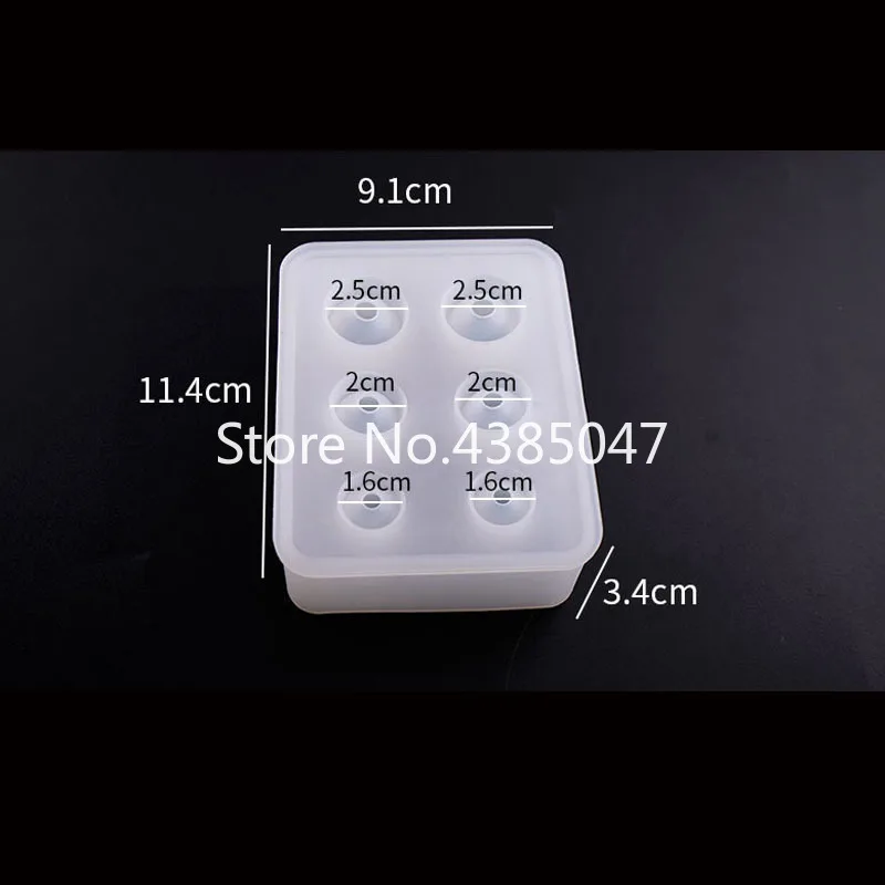 Универсальная силиконовая форма для украшений сделай сам в форме шара