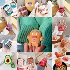 Силиконовый чехол для наушников Apple Airpods 1 2