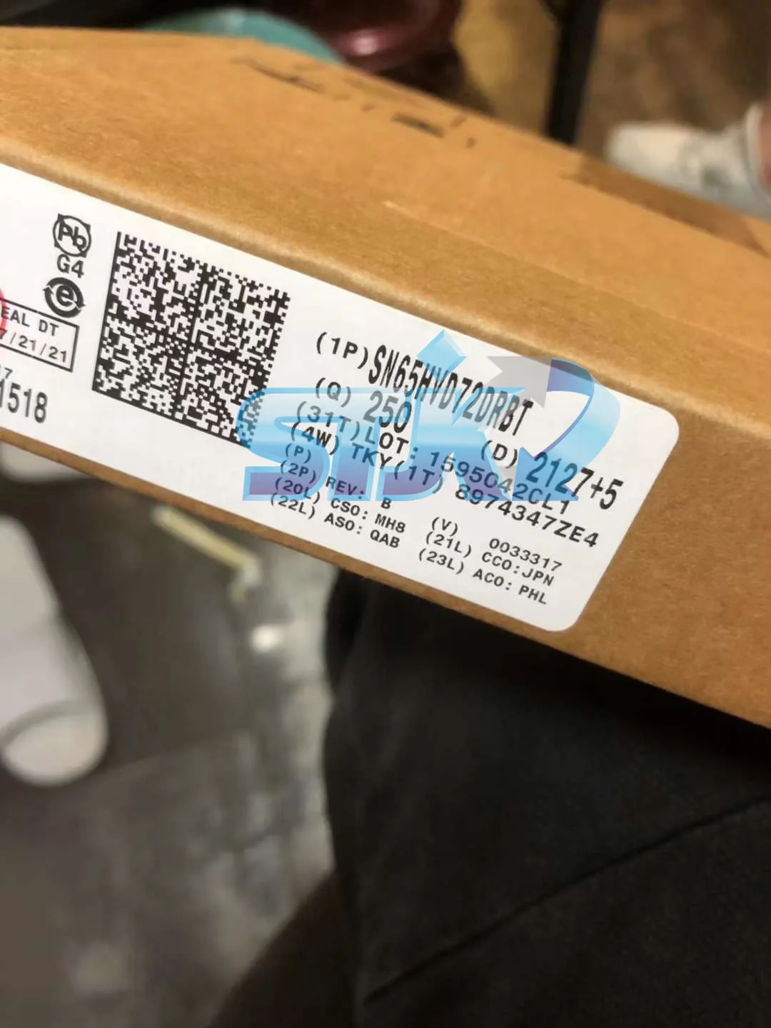 

SN65HVD72DRBT DC 2021 VSON8 New and original 1PCS