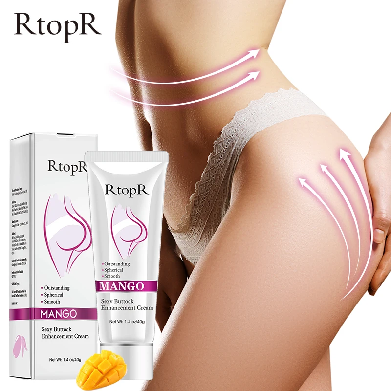 

RtopR Natural Mango Buttock Enhancement Cream Effective Lifting Firming Hip Butt Sexy Abundant Buttocks Body Cream 40g
