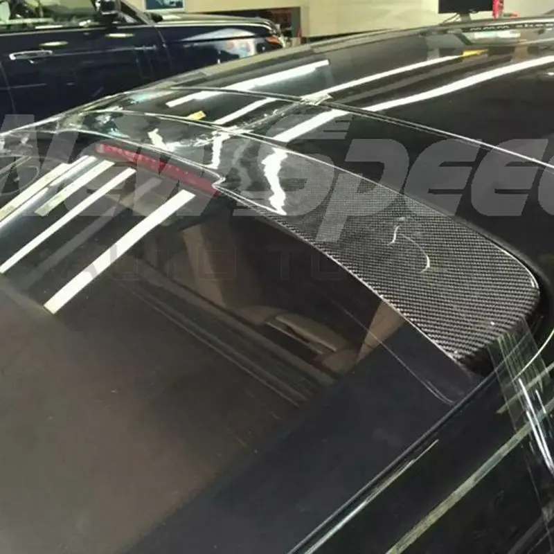 Углеродное волокно задняя крыша спойлер крыло для Panamera 2008 2013 автомобильный