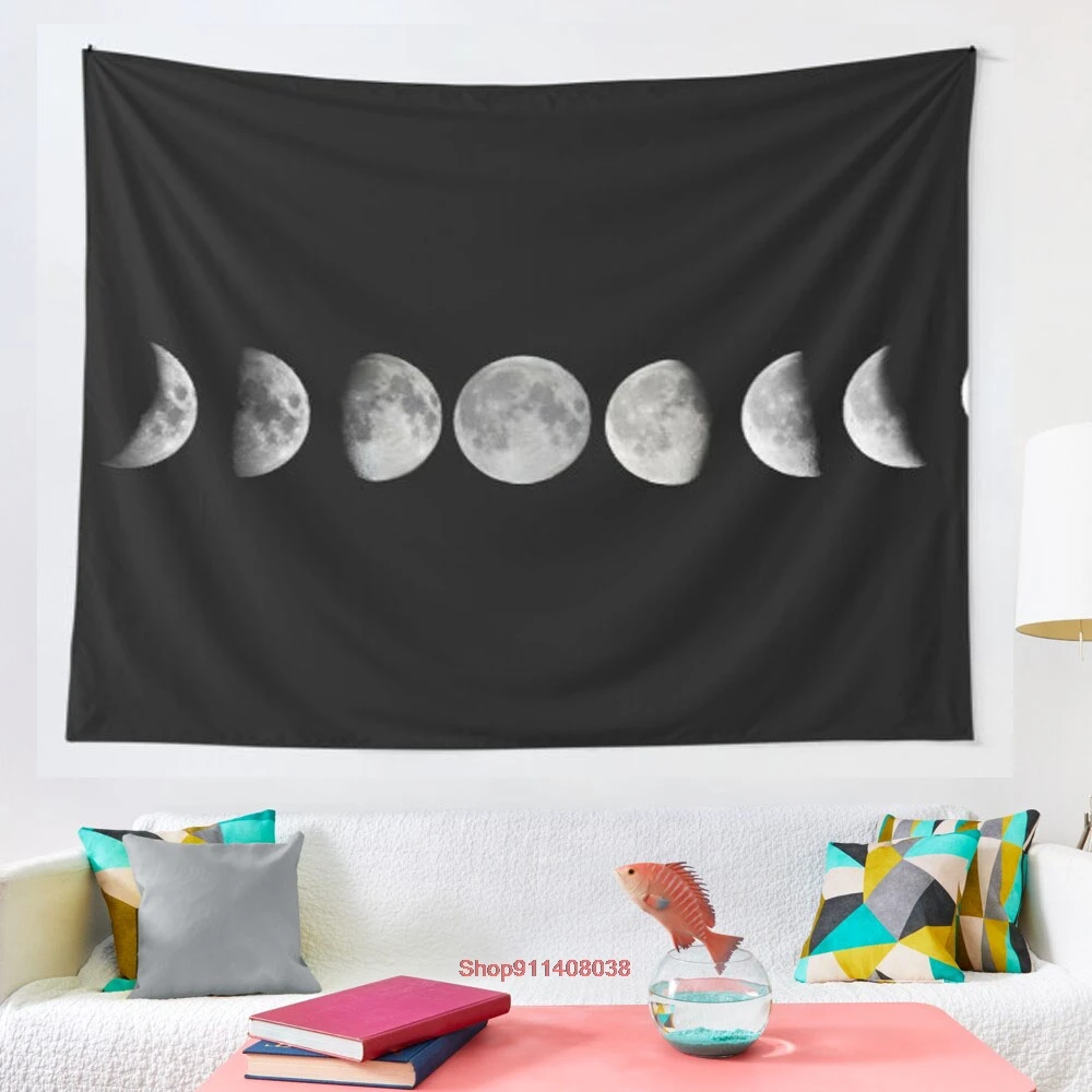 

Moon phases tapestry Wall Hanging Tapestries for Living Room Bedroom Home Decor
