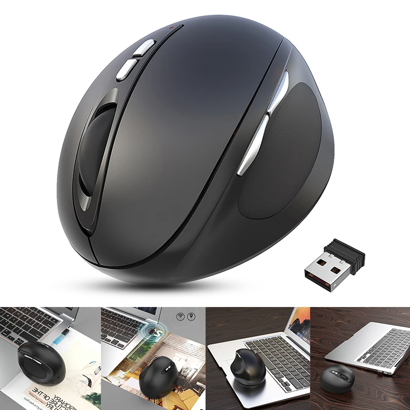 2.4G Wireless Photoelectric Vertical Mouse Laptop USB Office Accessories JR Deals | Компьютеры и офис